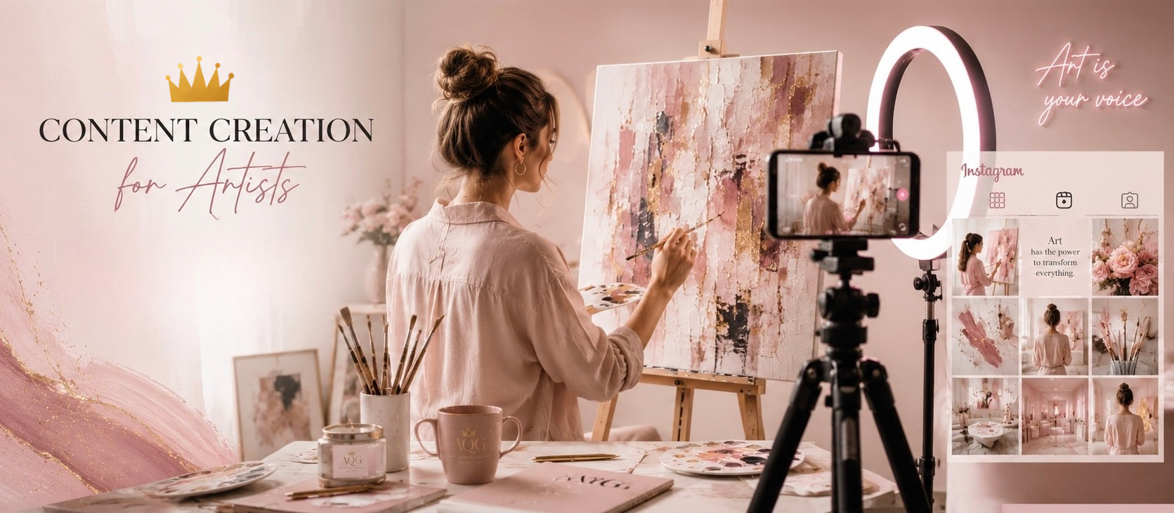 Content Creation Service for Artists